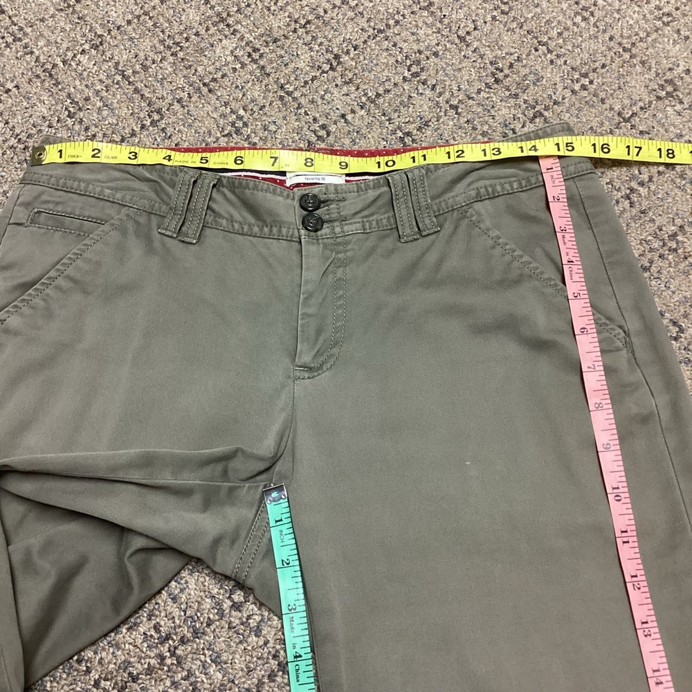 Dockers Favorite Fit Olive Army Green Twill Chino Pants * Size 4 - Picture 11 of 16